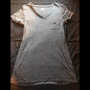 Grey T-shirt Dress